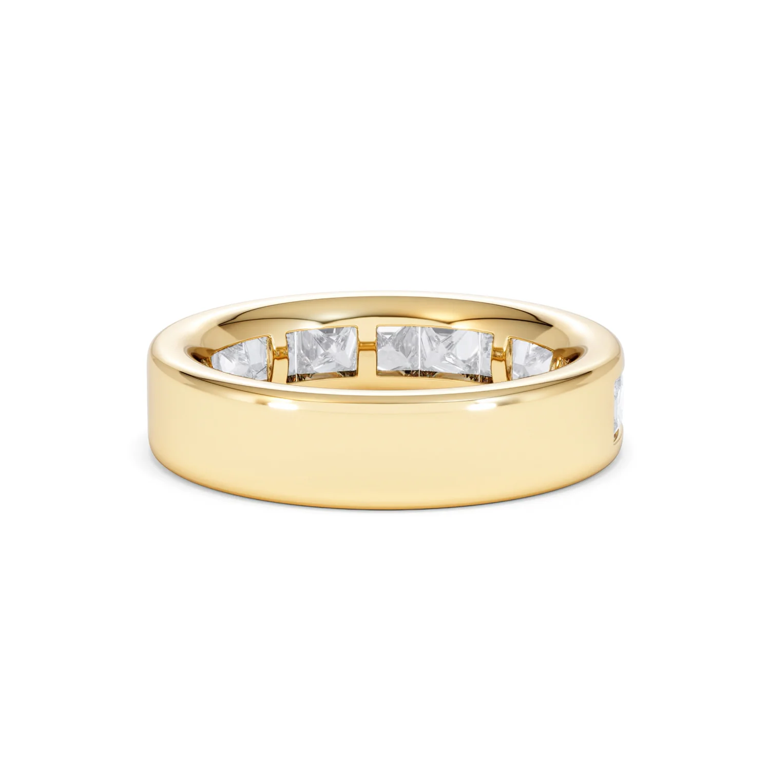 Eterna Lab Diamond Princess Cut Half Eternity Ring 2.00ct F/VS in 9K Gold - Image 46