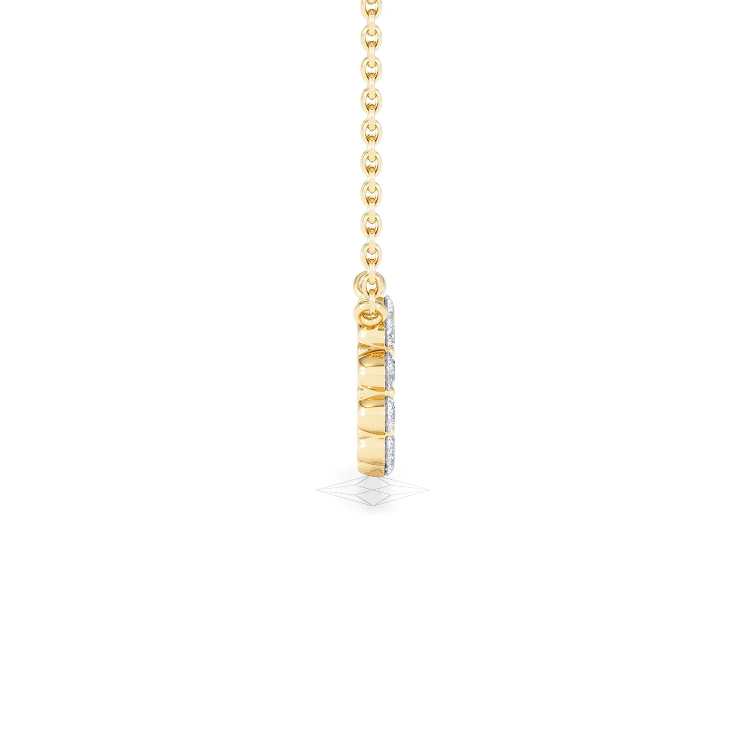 Lab Diamond Eternal Glow Circles Necklace 0.25ct in 18K Gold Vermeil - Image 32