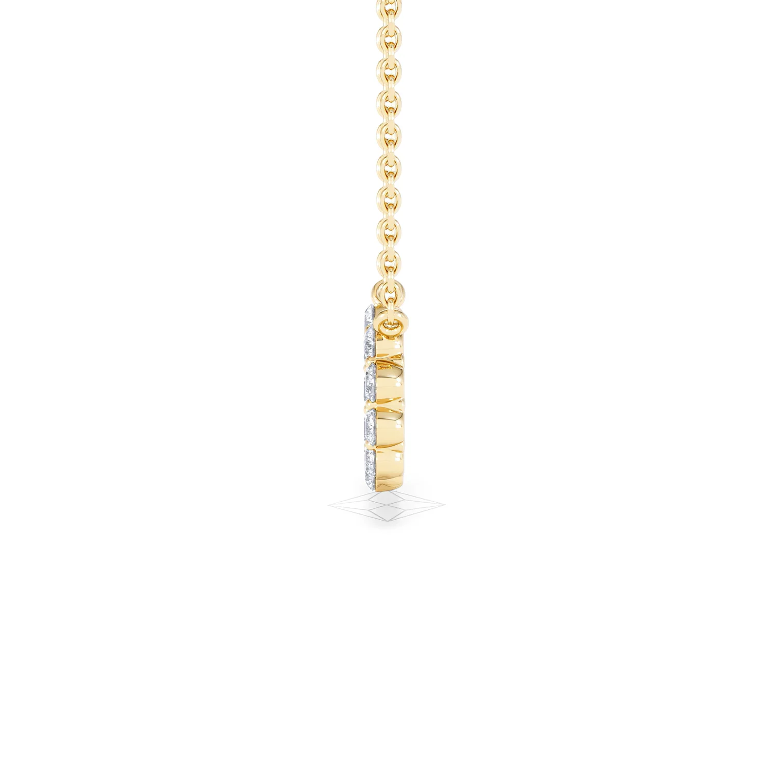 Lab Diamond Eternal Glow Circles Necklace 0.35ct in 18K Gold Vermeil - Image 71