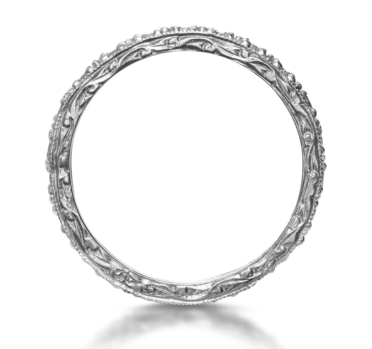 Eternity Ring 0.33CT Diamond 9K White Gold - Image 2