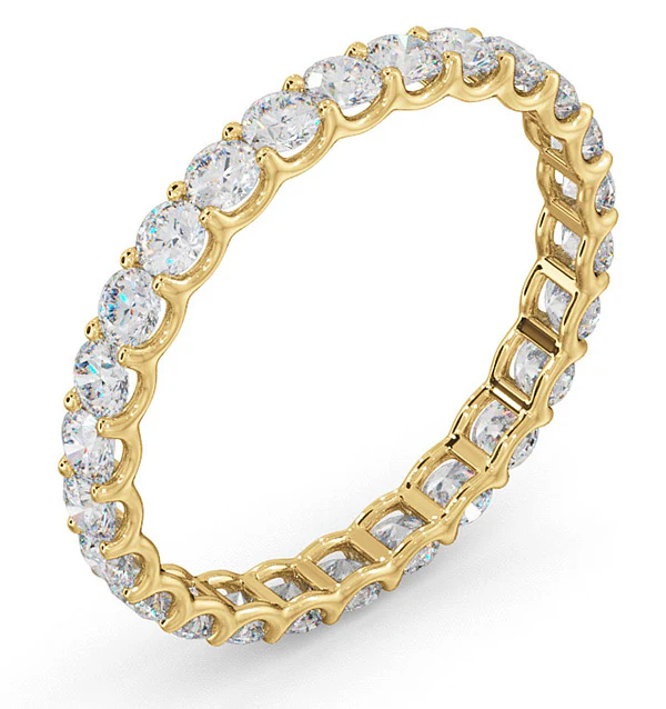 Eternity Ring Chloe 18K Gold Diamond 1.00ct H/Si - Image 2