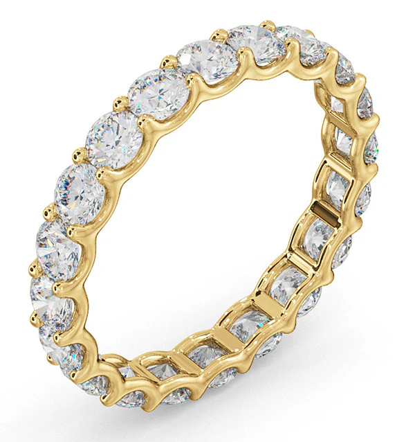 Eternity Ring Chloe 18K Gold Diamond 2.00ct G/Vs - Image 2