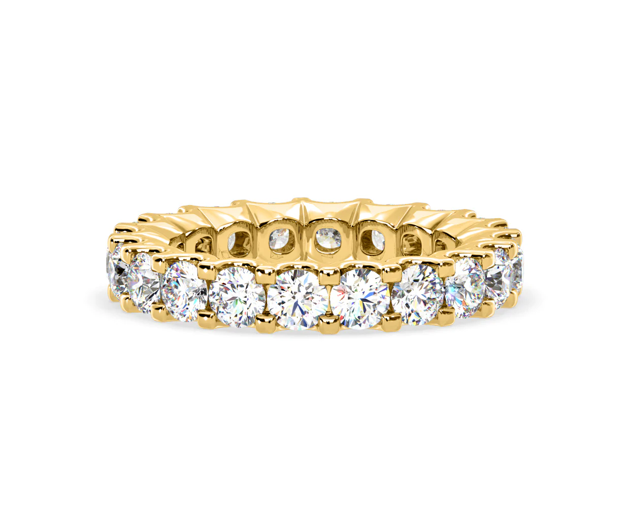 Eternity Ring Chloe 18K Gold Diamond 3.00ct G/Vs - Image 15