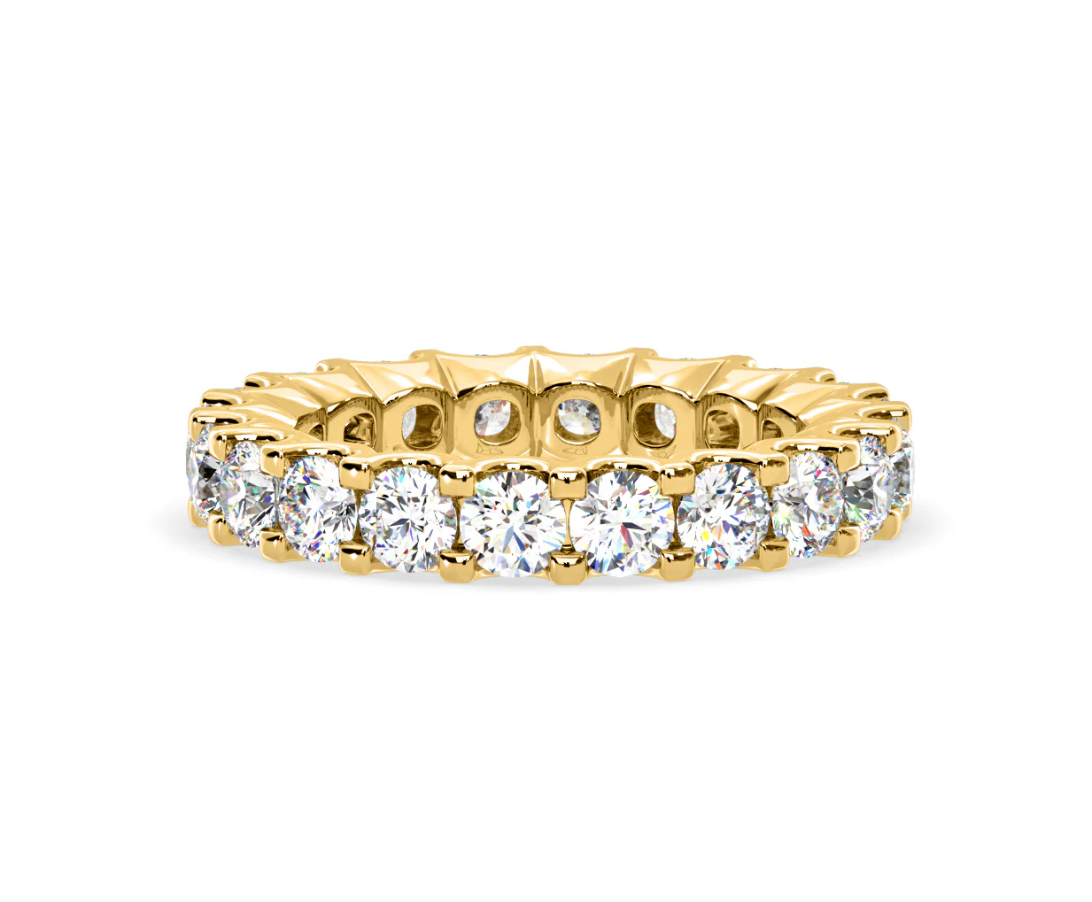Eternity Ring Chloe 18K Gold Diamond 3.00ct G/Vs - Image 35