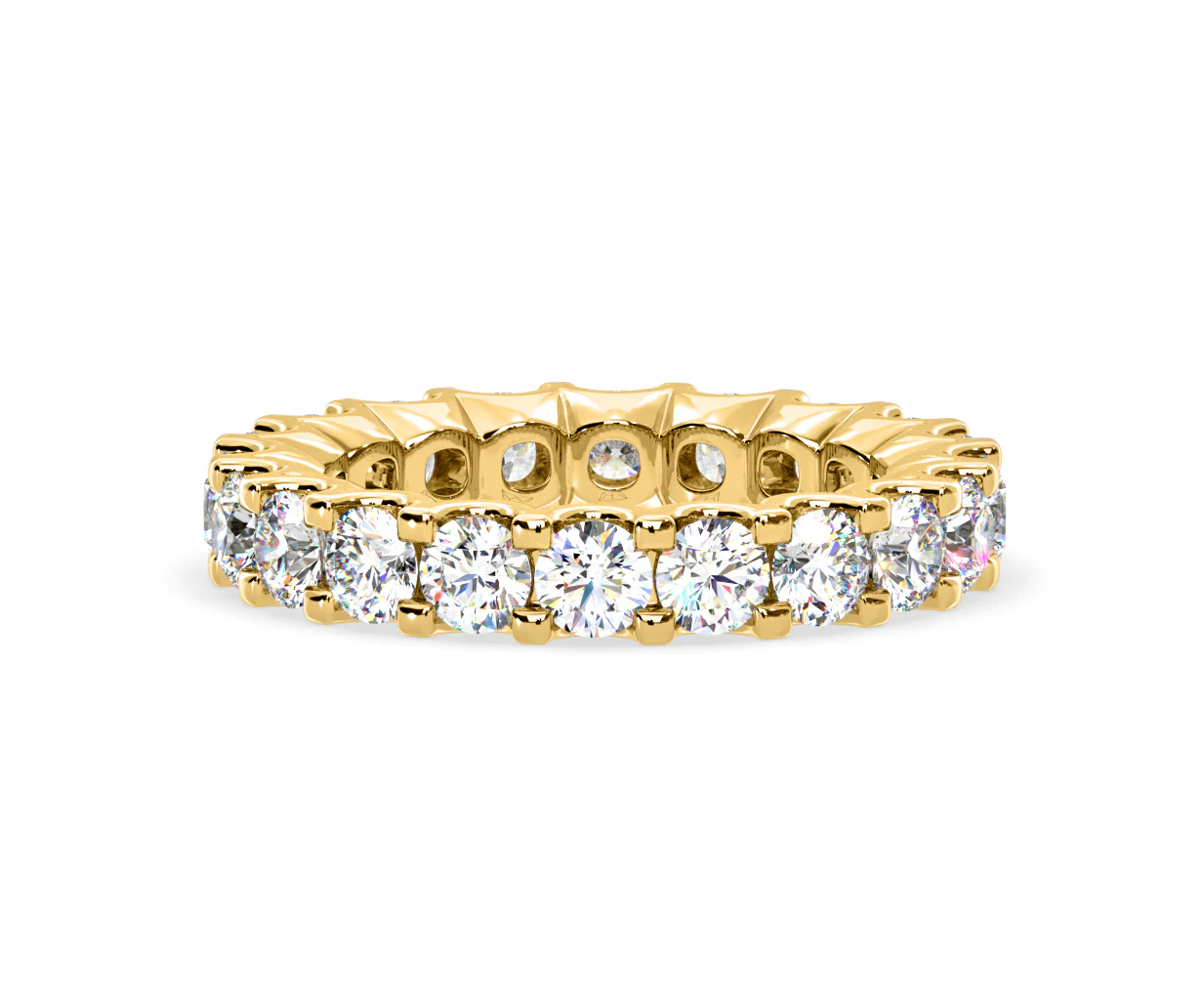 Eternity Ring Chloe 18K Gold Diamond 3.00ct G/Vs - Image 38