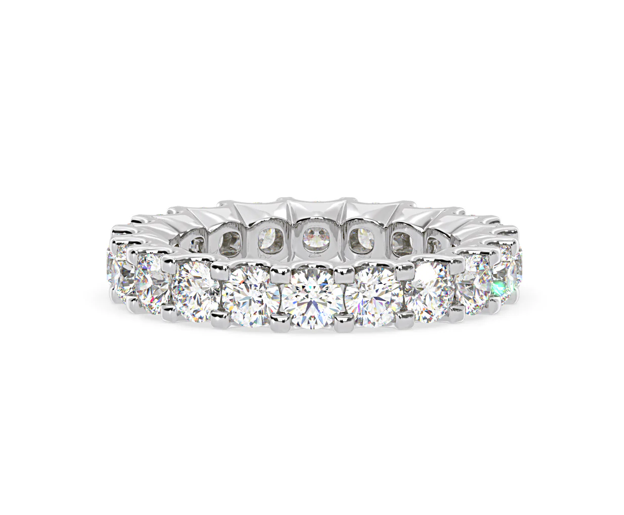 Eternity Ring Chloe 18K White Gold Diamond 3.00ct G/Vs - Image 19