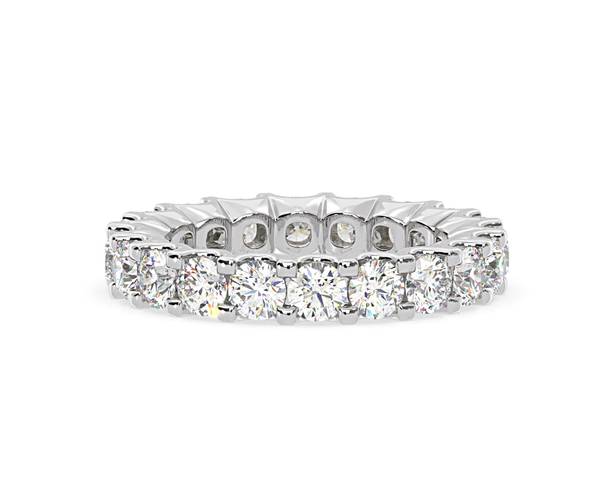 Eternity Ring Chloe 18K White Gold Diamond 3.00ct G/Vs - Image 30