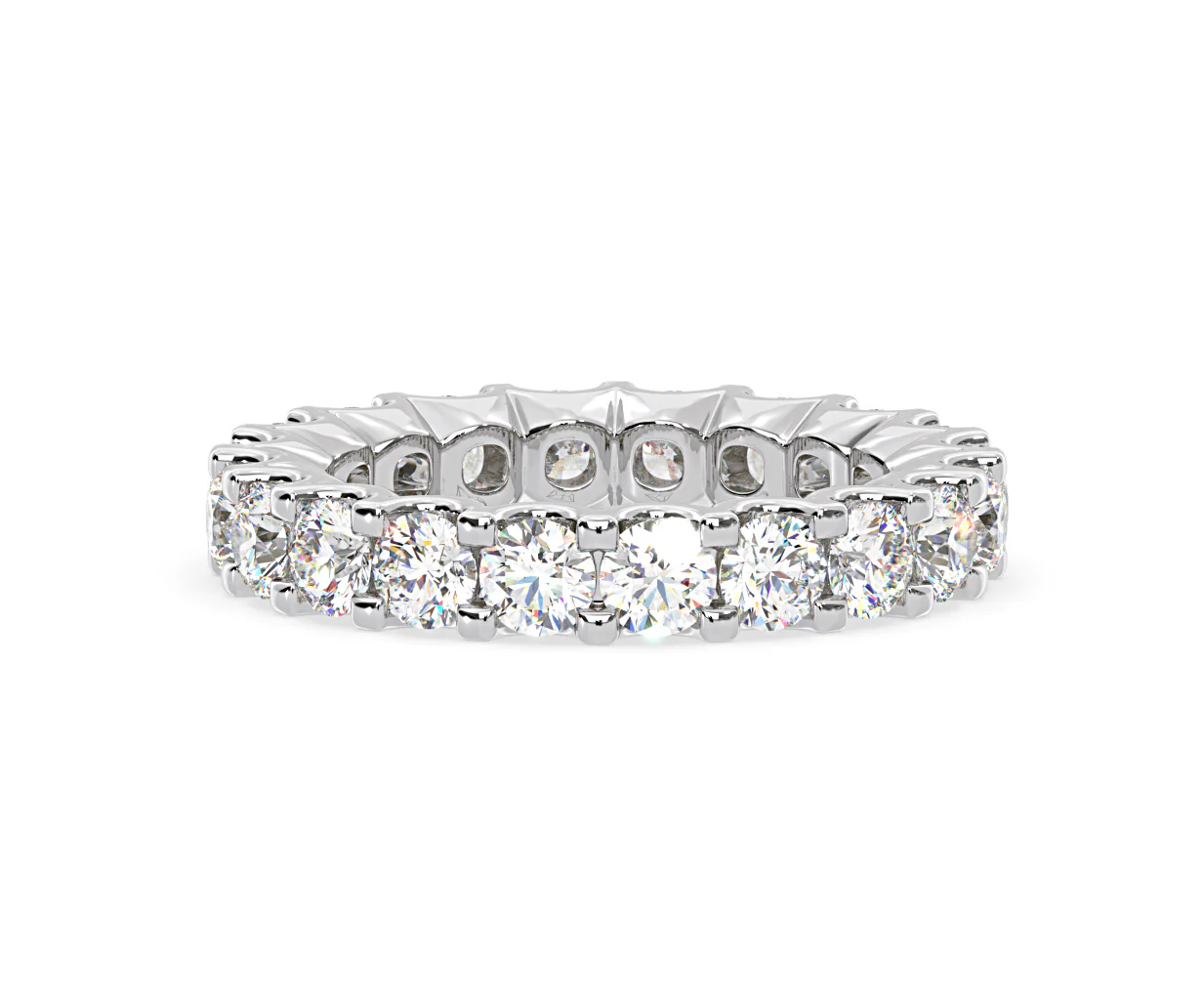 Eternity Ring Chloe 18K White Gold Diamond 3.00ct G/Vs - Image 33