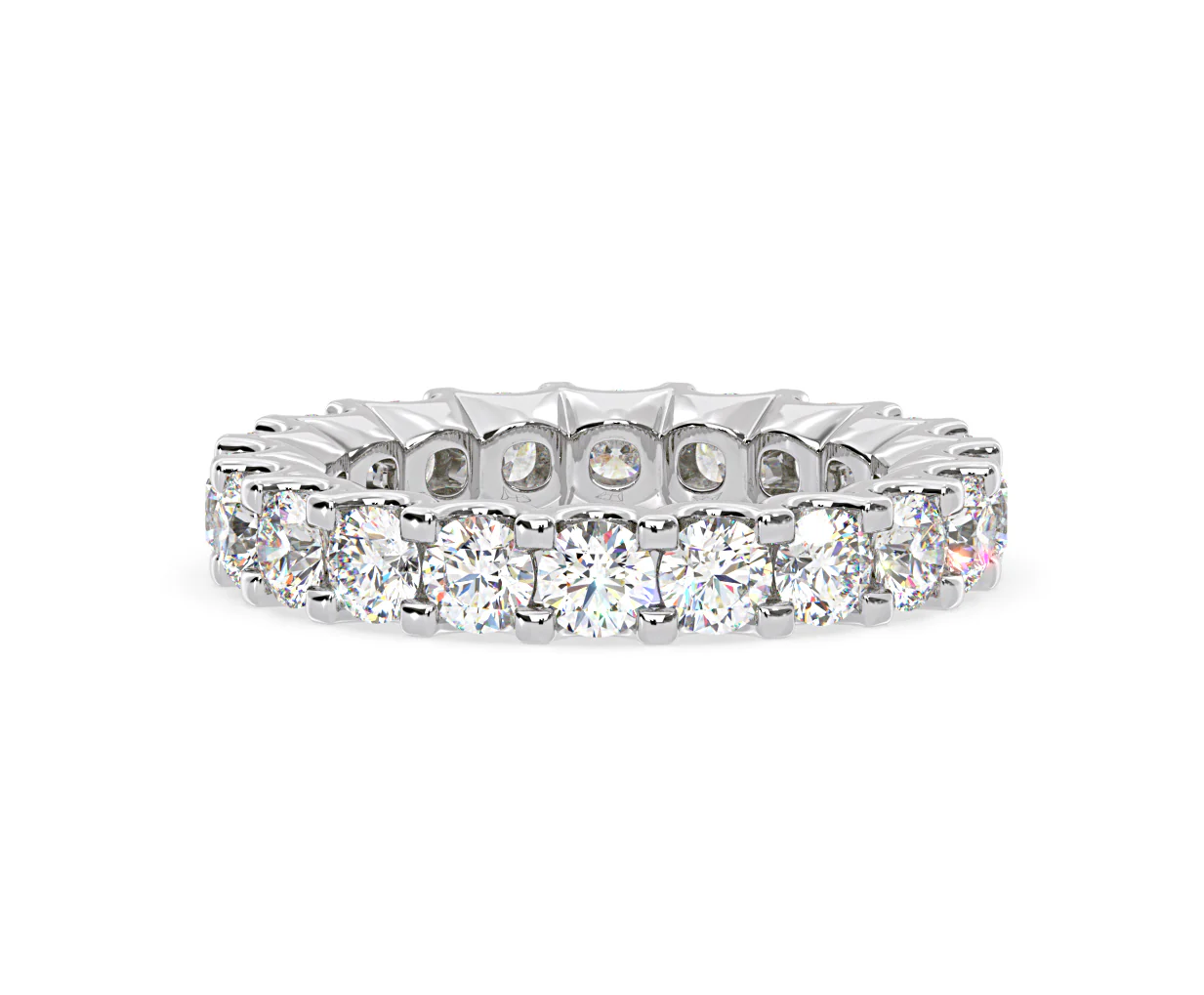 Eternity Ring Chloe 18K White Gold Diamond 3.00ct G/Vs - Image 35