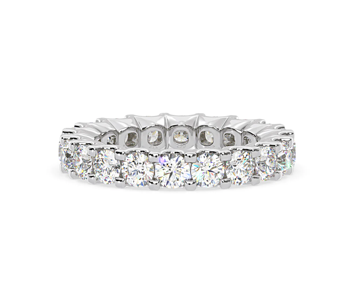 Eternity Ring Chloe 18K White Gold Diamond 3.00ct G/Vs - Image 51