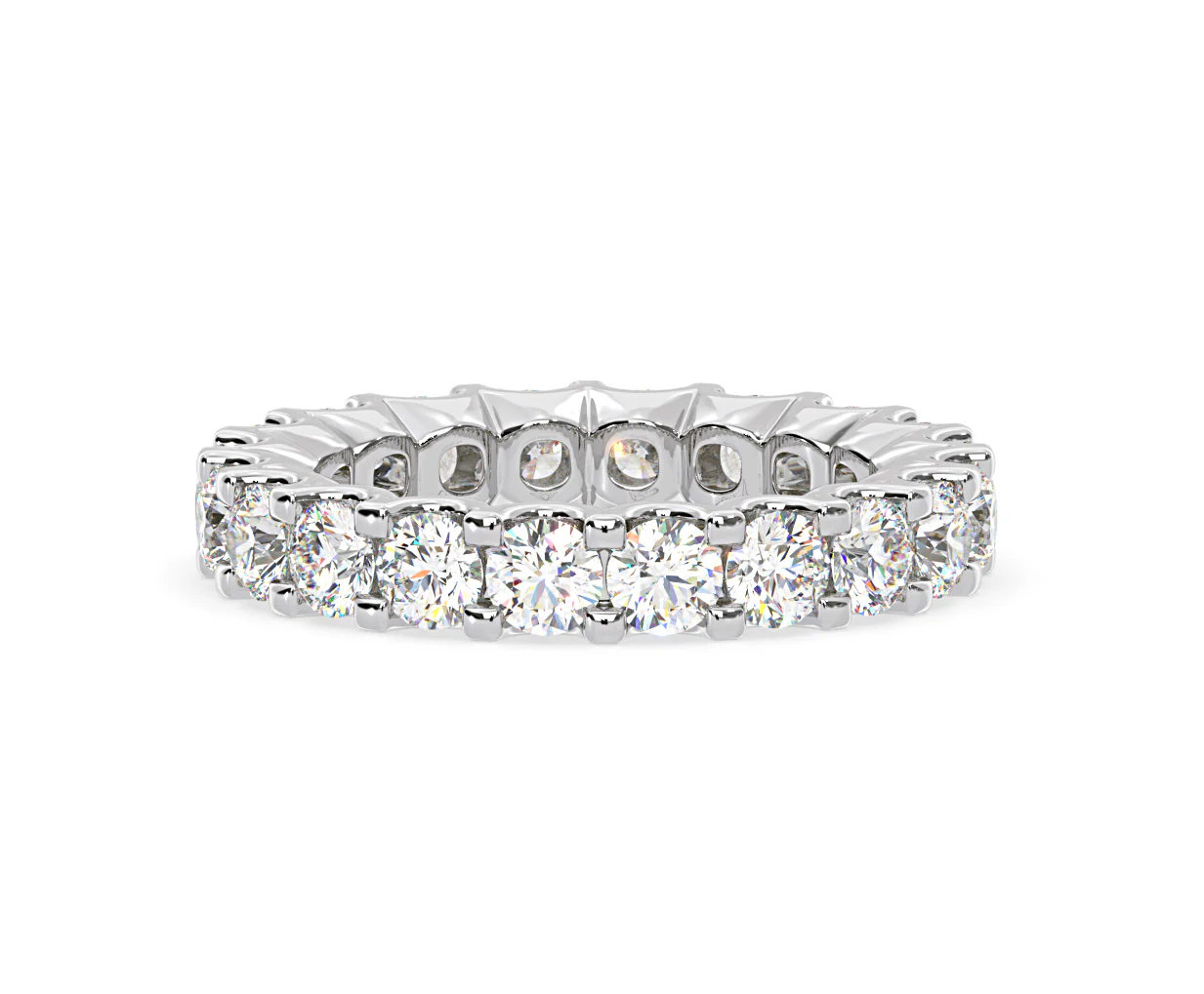 Eternity Ring Chloe 18K White Gold Diamond 3.00ct G/Vs - Image 64