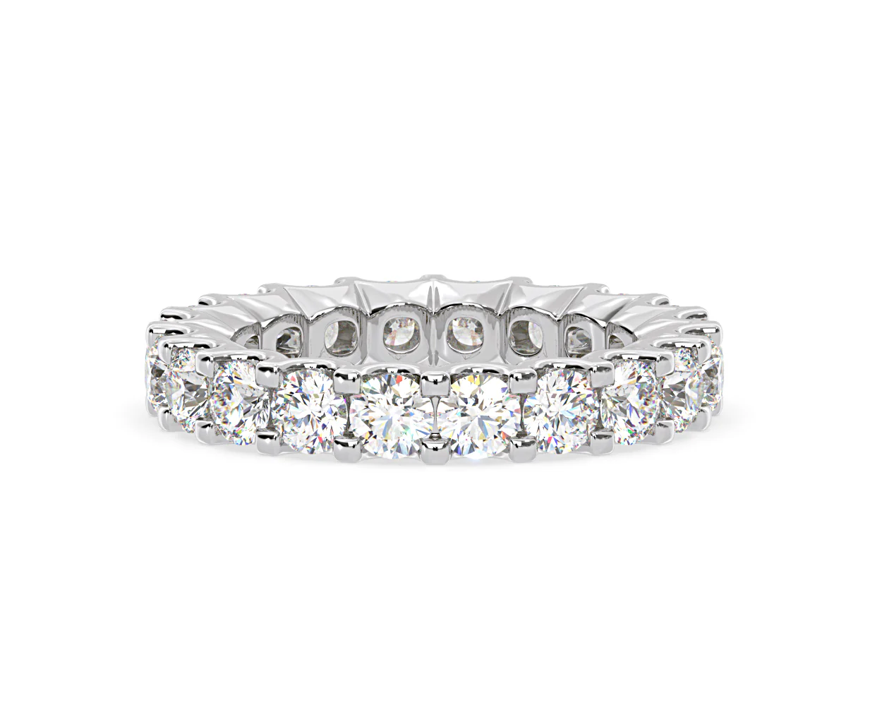 Eternity Ring Chloe 18K White Gold Diamond 3.00ct G/Vs - Image 84