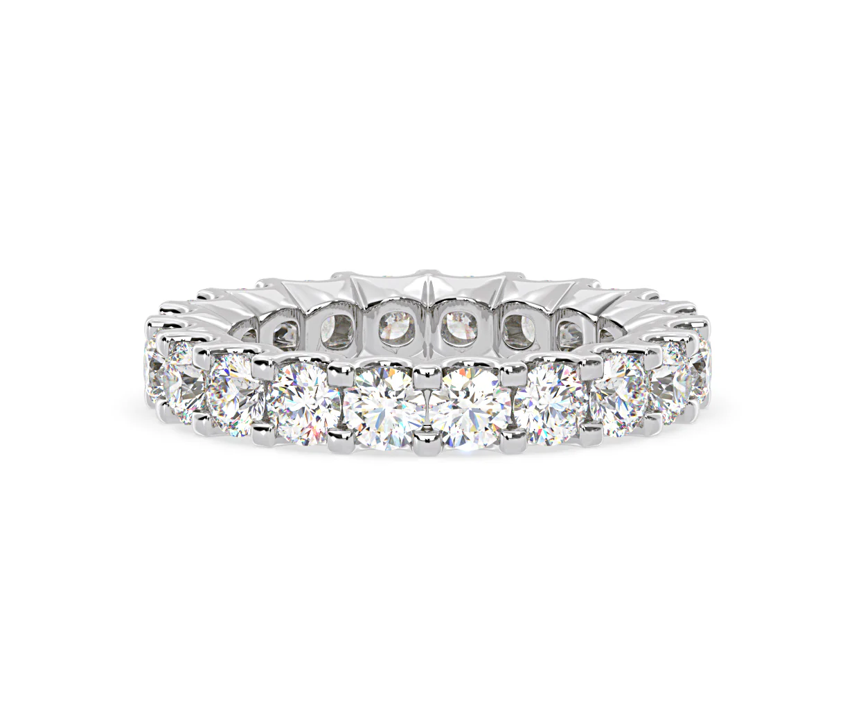 Eternity Ring Chloe 18K White Gold Diamond 3.00ct G/Vs - Image 9