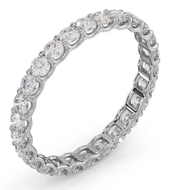 Eternity Ring Chloe Platinum Diamond 1.00ct G/Vs - Image 3