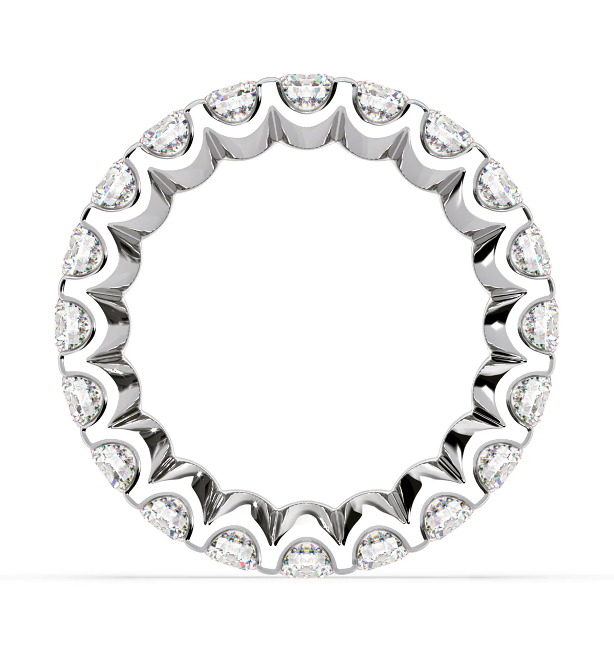 Eternity Ring Chloe Platinum Diamond 3.00ct G/Vs - Image 2