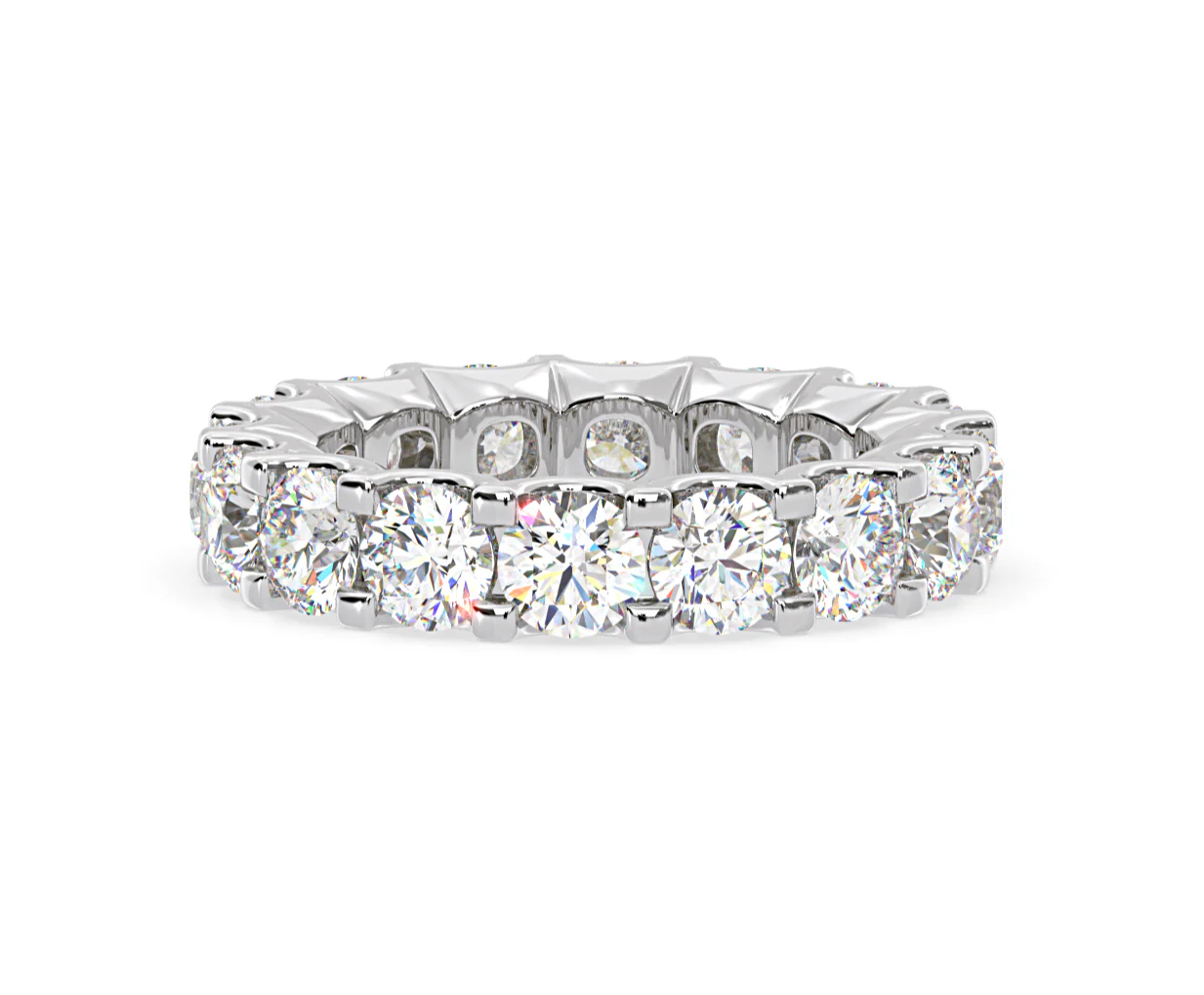 Eternity Ring Chloe Platinum Diamond 5.00ct H/Si - Image 77
