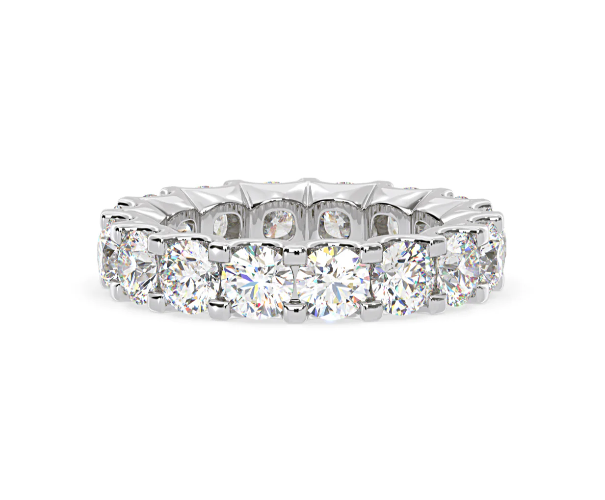 Eternity Ring Chloe Platinum Diamond 5.00ct H/Si - Image 84