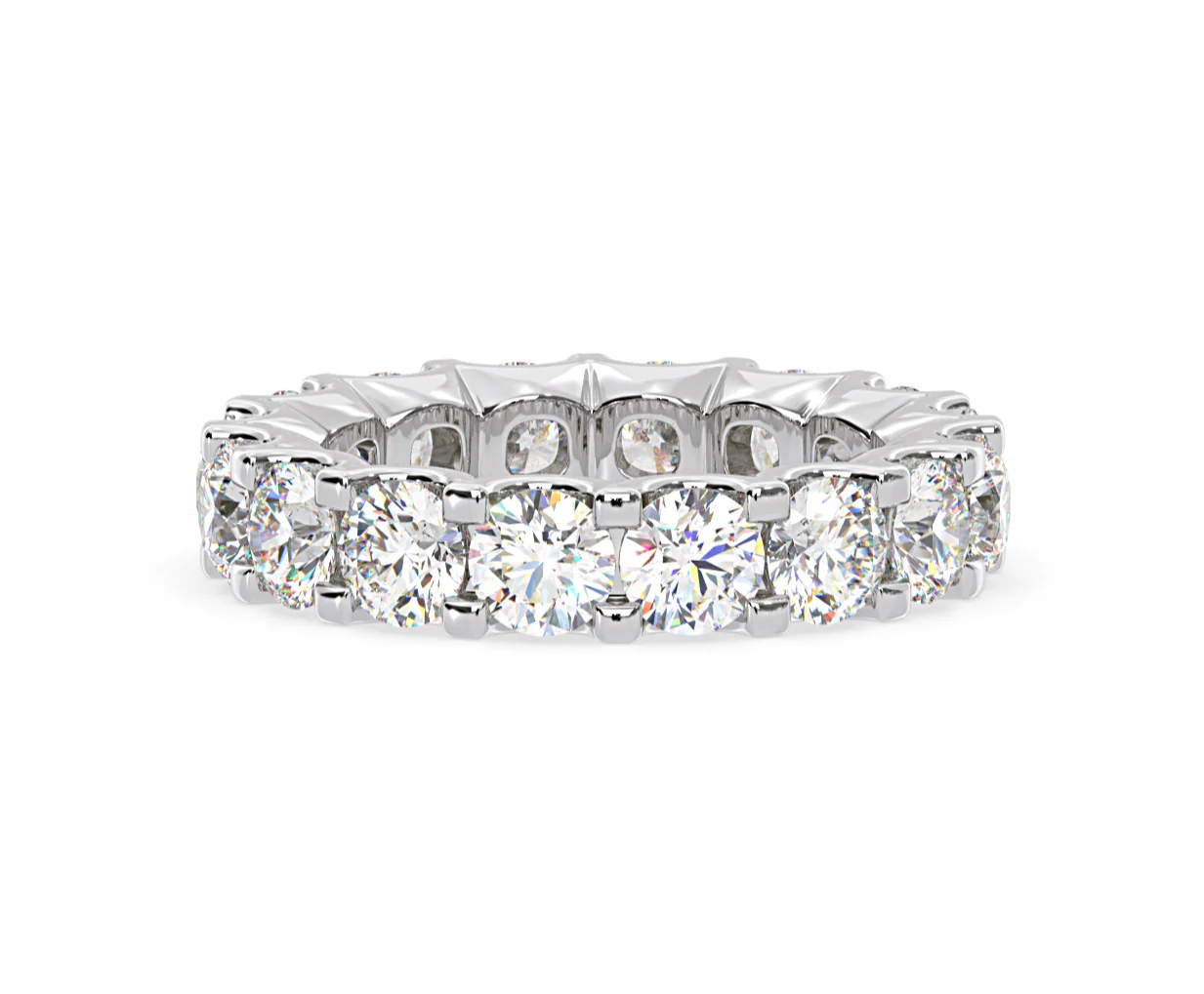 Eternity Ring Chloe Platinum Diamond 5.00ct H/Si - Image 9