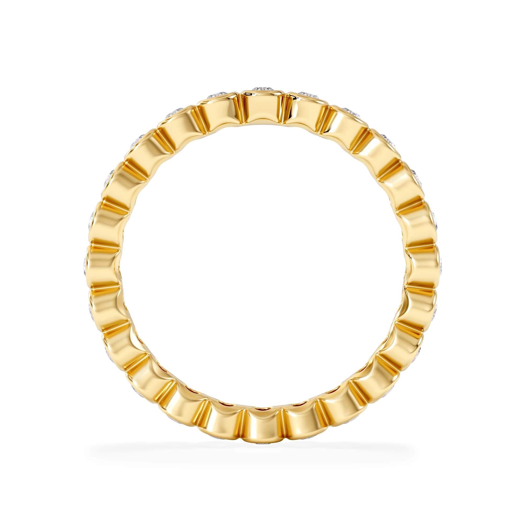 Eternity Ring Emily 18K Gold Diamond 0.50ct H/Si - Image 3