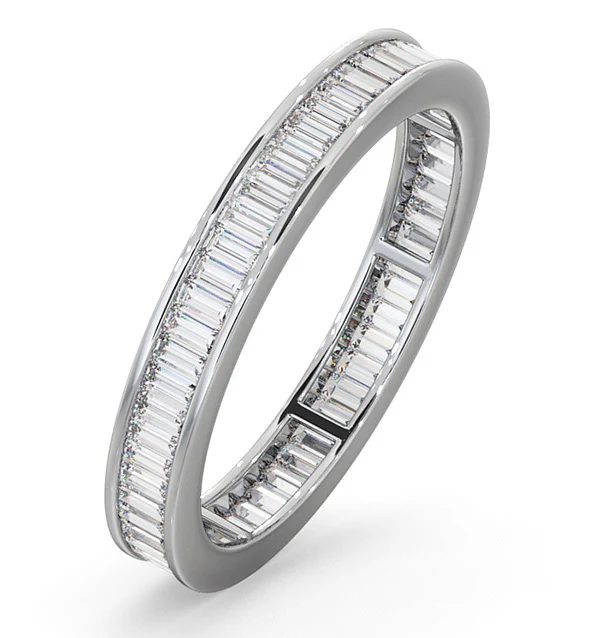 Eternity Ring Grace 18K White Gold Diamond 1.00ct H/Si