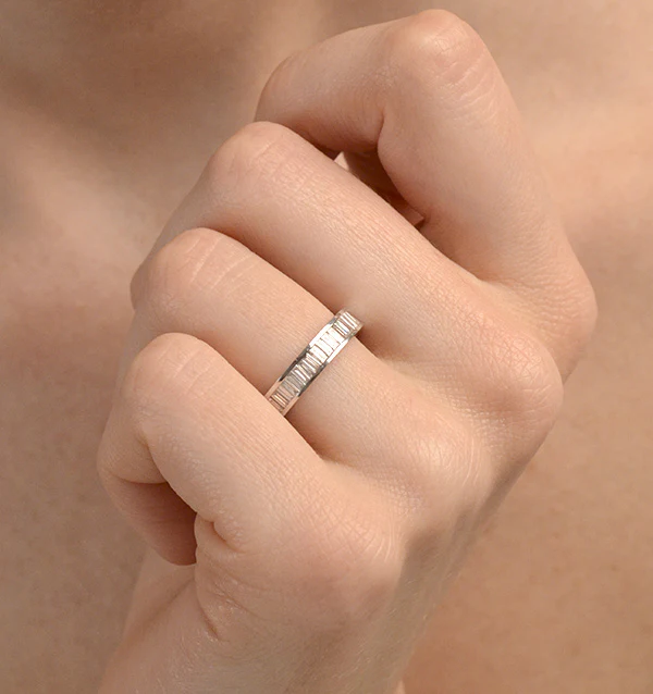 Eternity Ring Grace 18K White Gold Diamond 1.50ct G/Vs - Image 4