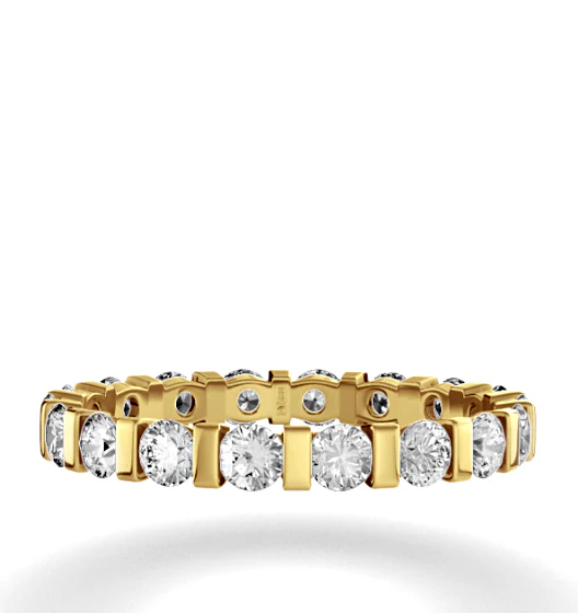 Eternity Ring Hannah 18K Gold Diamond 1.00ct H/Si - Image 2