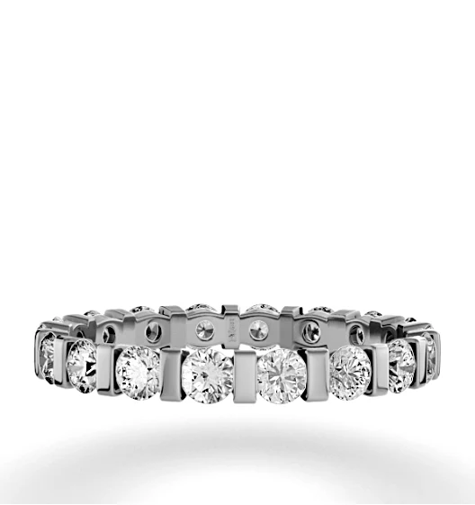 Eternity Ring Hannah Platinum Diamond 1.00ct H/Si - Image 2