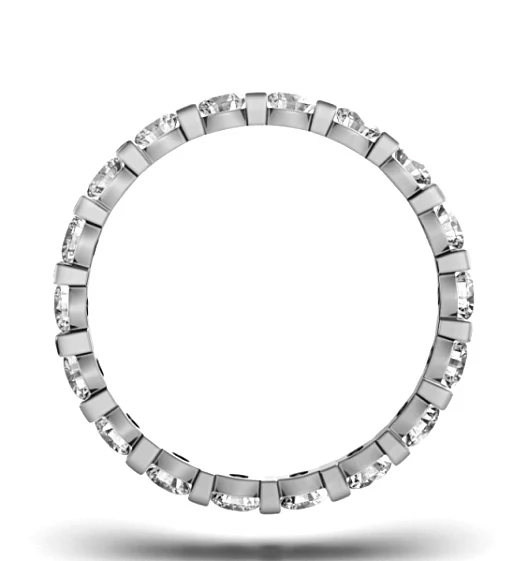 Eternity Ring Hannah Platinum Diamond 1.00ct H/Si - Image 3