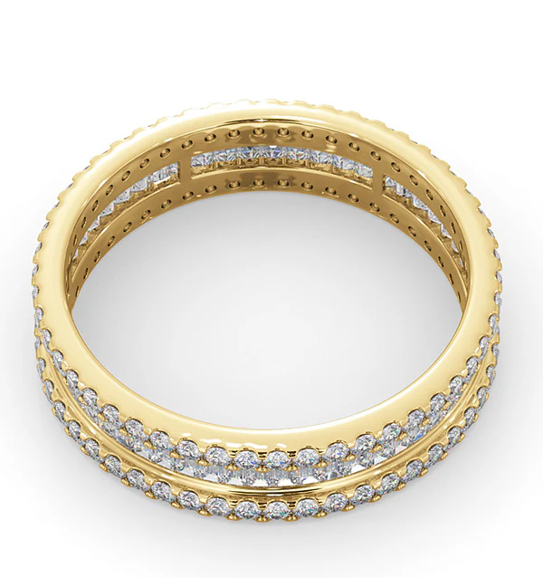 Eternity Ring Katie 18K Gold Diamond 1.00ct H/Si - Image 5