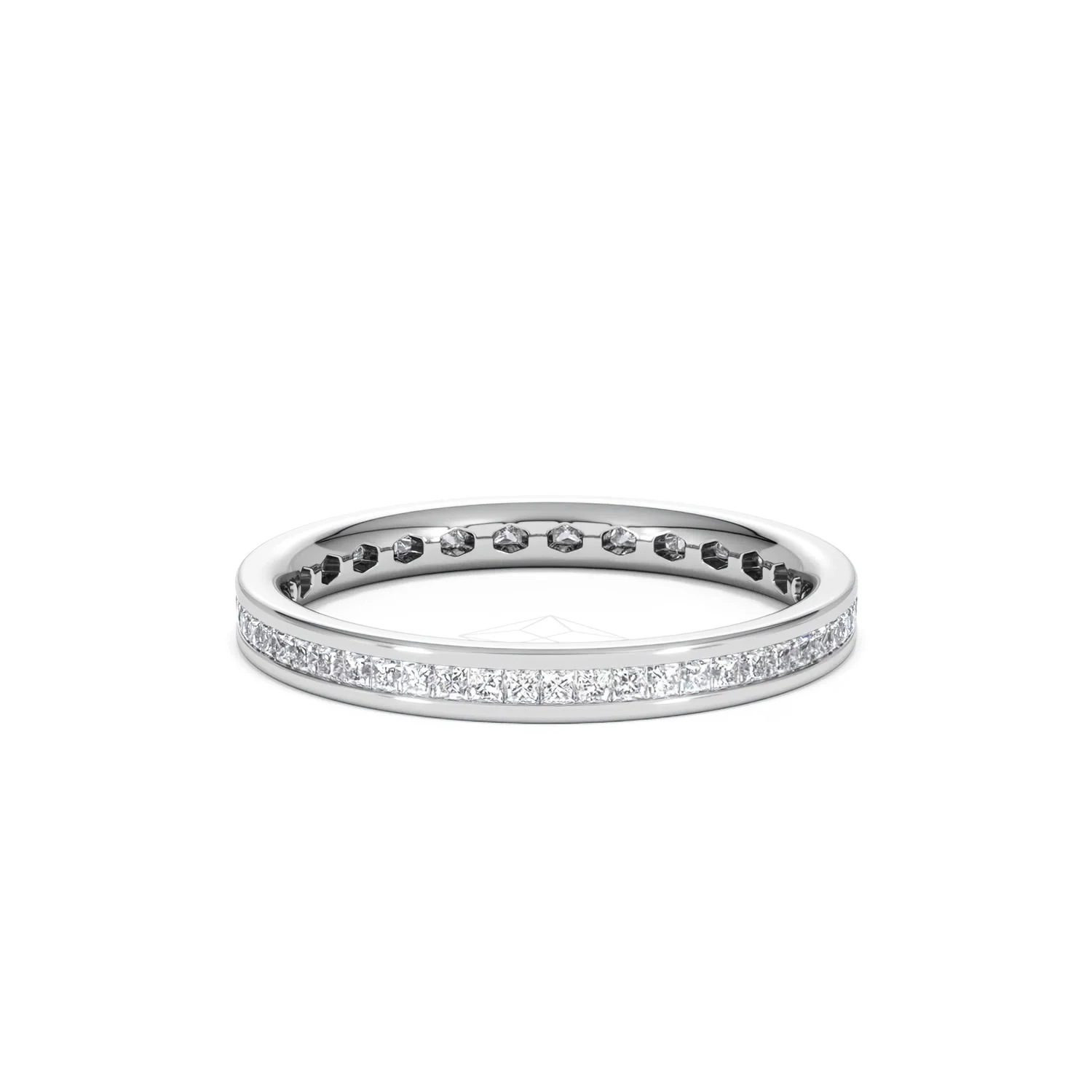 Eternity Ring Lauren 18K White Gold Diamond 0.50ct G/Vs - Image 27