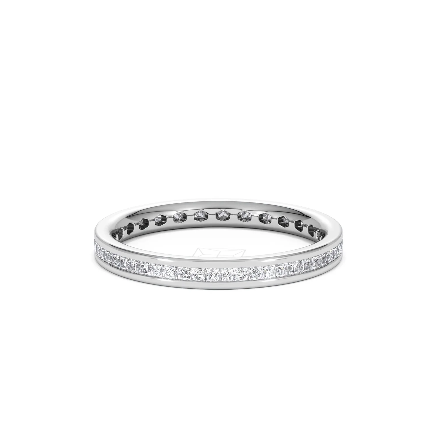 Eternity Ring Lauren 18K White Gold Diamond 0.50ct H/Si - Image 16