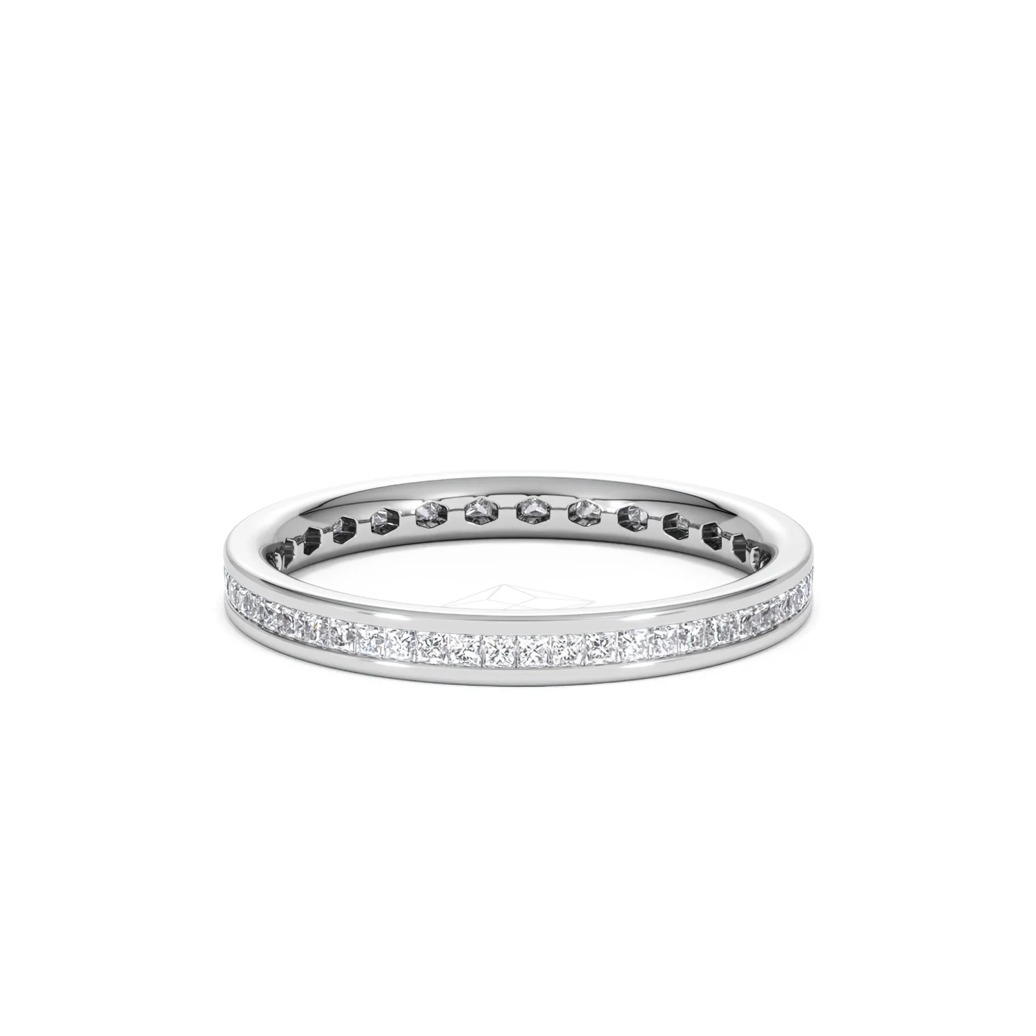 Eternity Ring Lauren 18K White Gold Diamond 0.50ct H/Si - Image 30