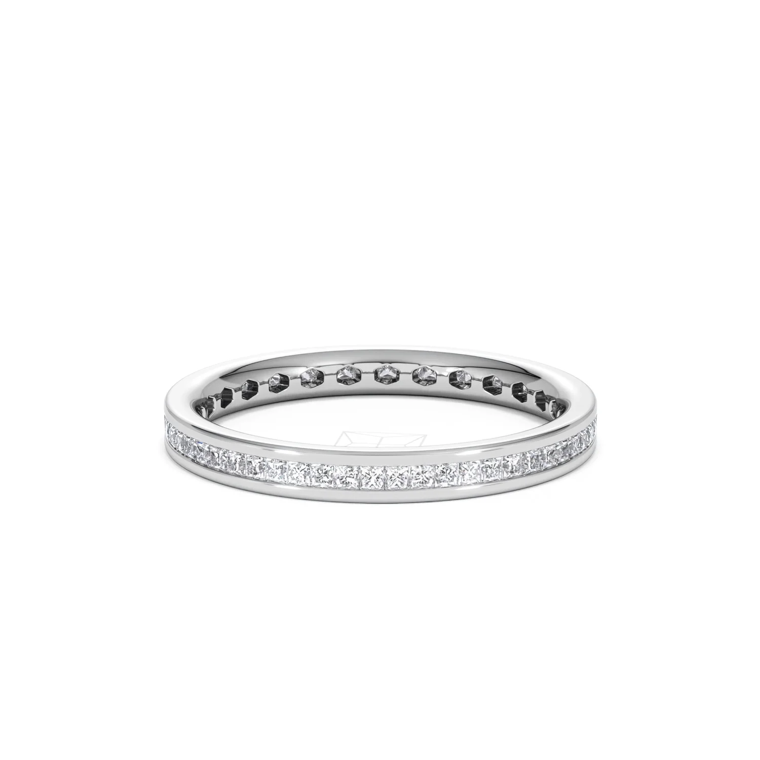 Eternity Ring Lauren 18K White Gold Diamond 0.50ct H/Si - Image 36