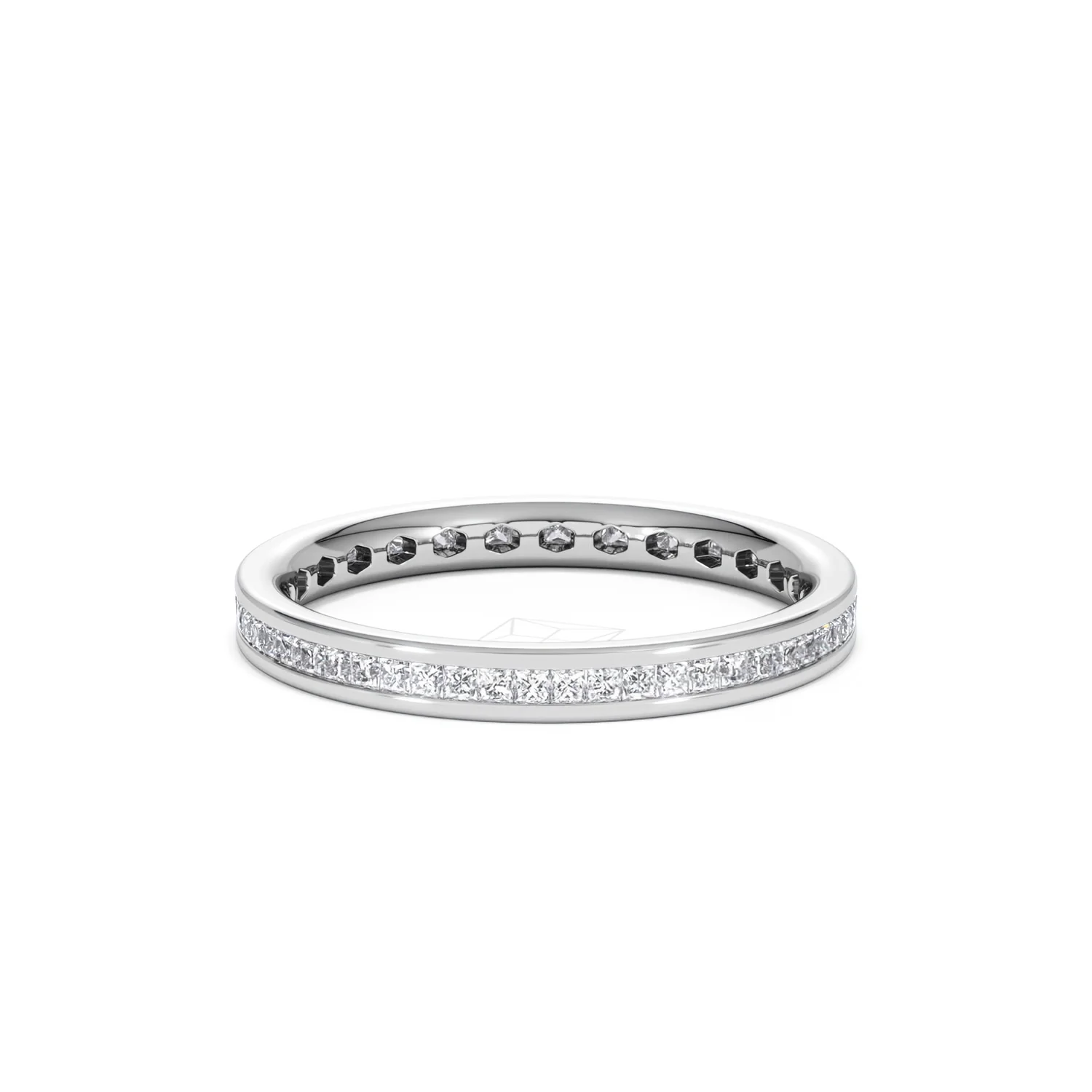 Eternity Ring Lauren 18K White Gold Diamond 0.50ct H/Si - Image 53
