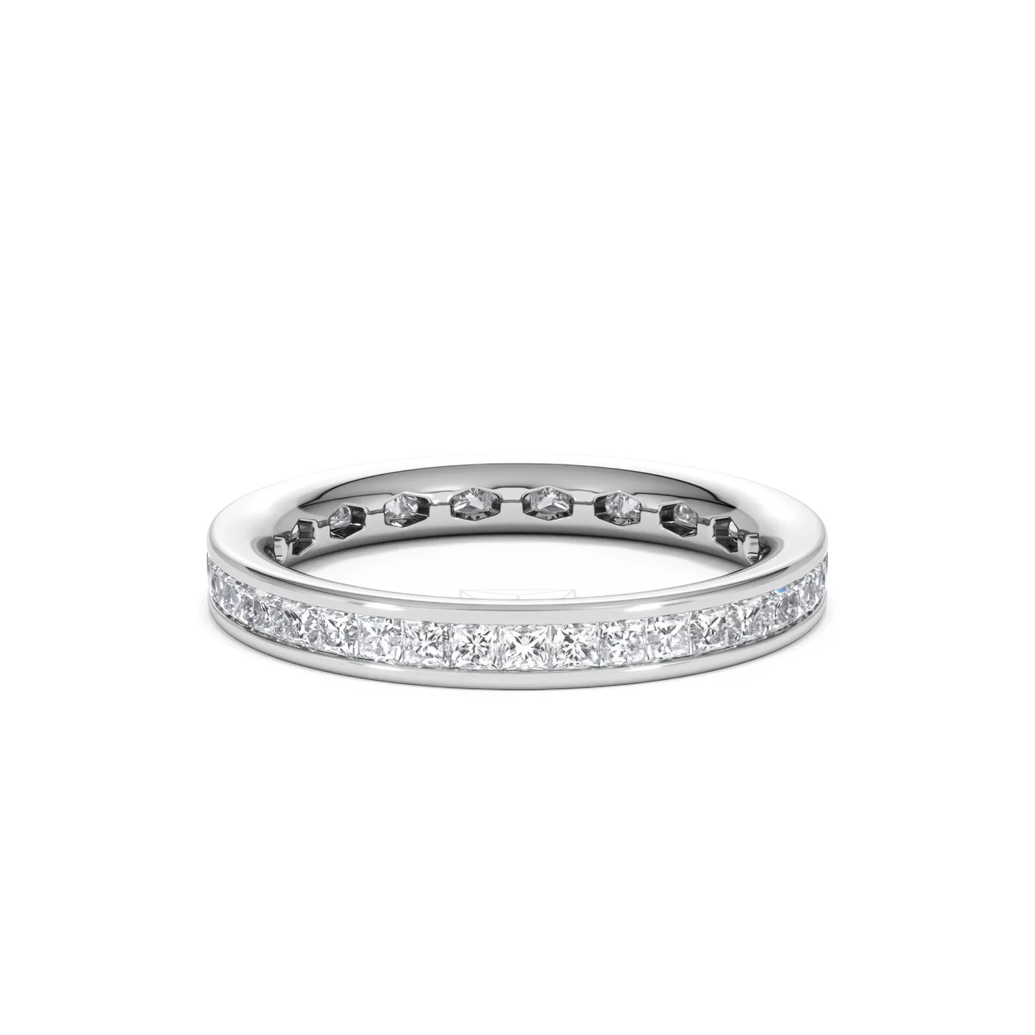 Eternity Ring Lauren 18K White Gold Diamond 1.00ct H/Si - Image 58