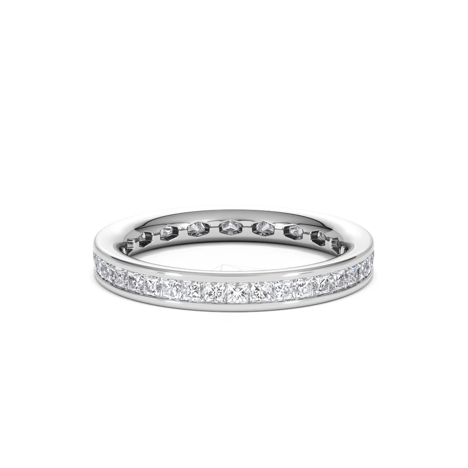 Eternity Ring Lauren 18K White Gold Diamond 1.00ct H/Si - Image 72