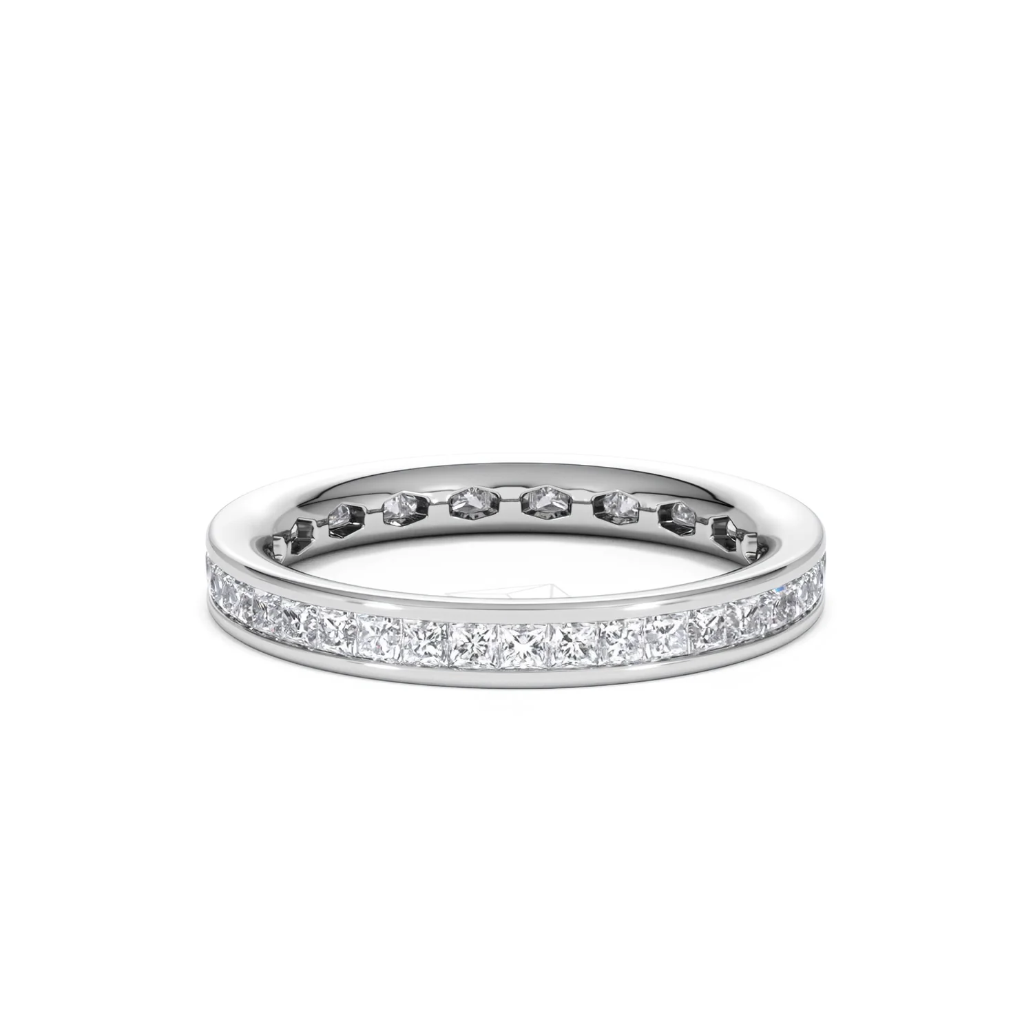 Eternity Ring Lauren 18K White Gold Diamond 1.00ct H/Si - Image 82