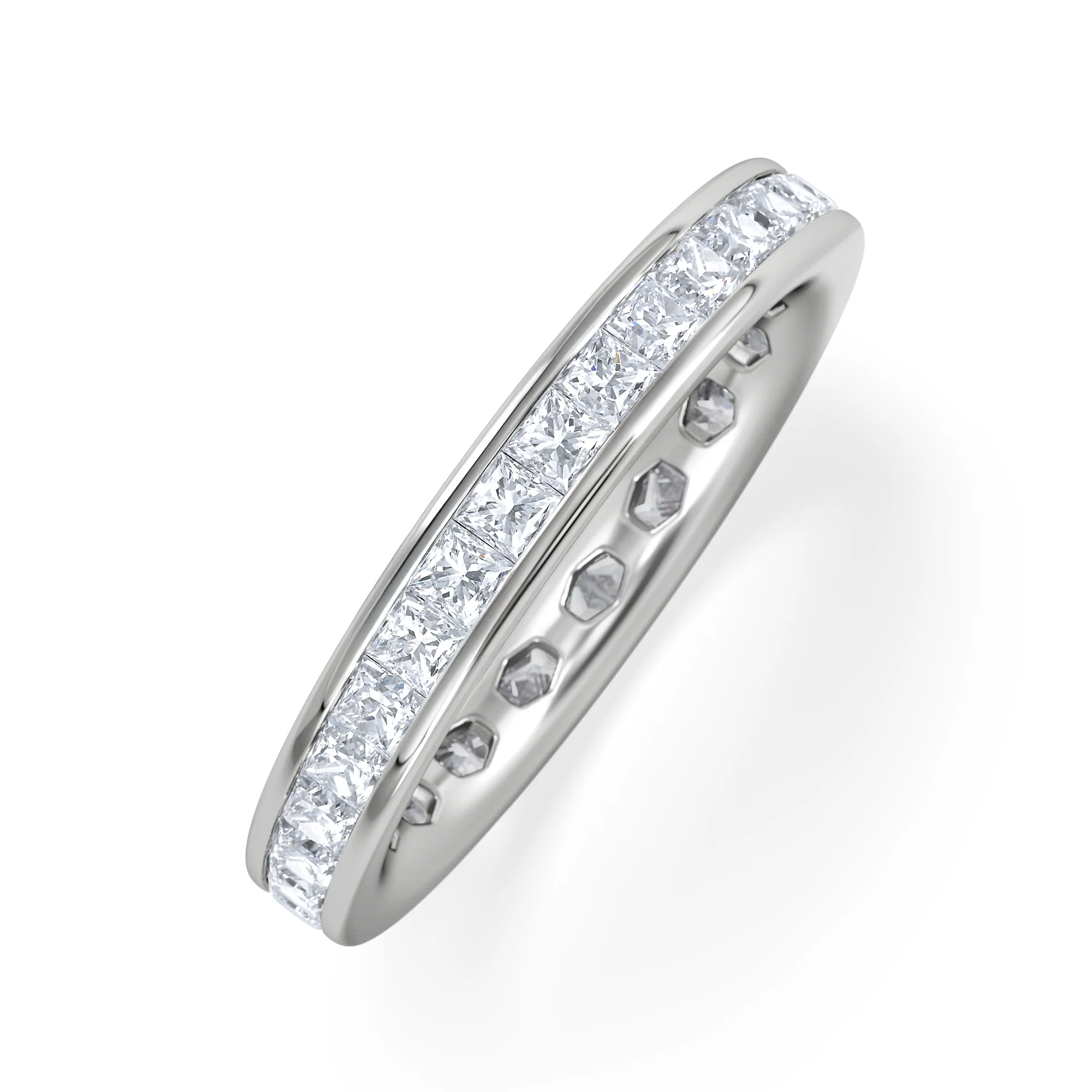 Eternity Ring Lauren 18K White Gold Diamond 1.50ct G/Vs