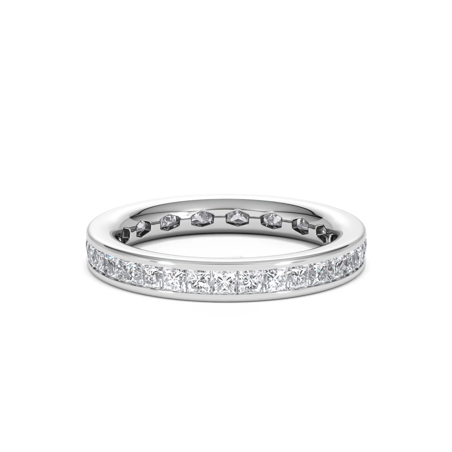 Eternity Ring Lauren 18K White Gold Diamond 1.50ct G/Vs - Image 42