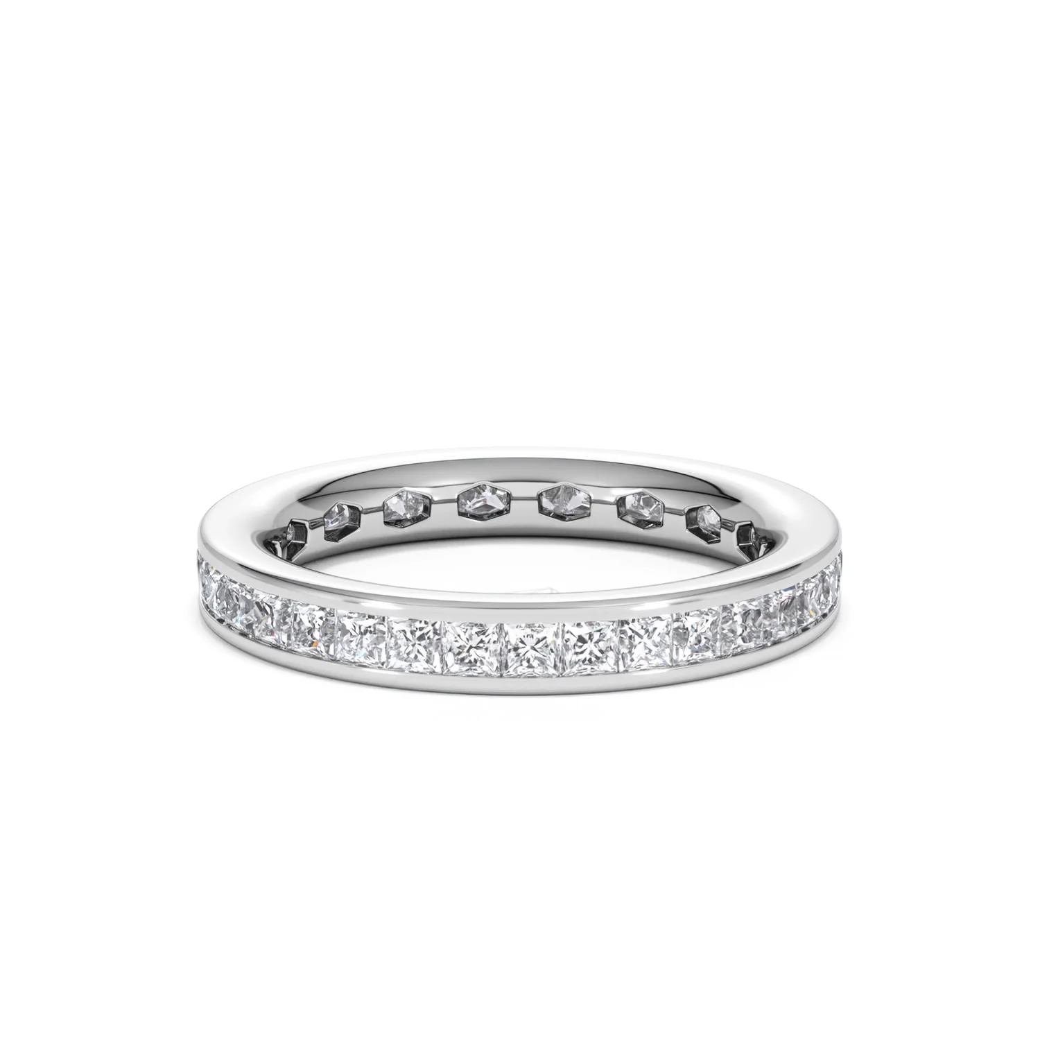 Eternity Ring Lauren 18K White Gold Diamond 1.50ct G/Vs - Image 63