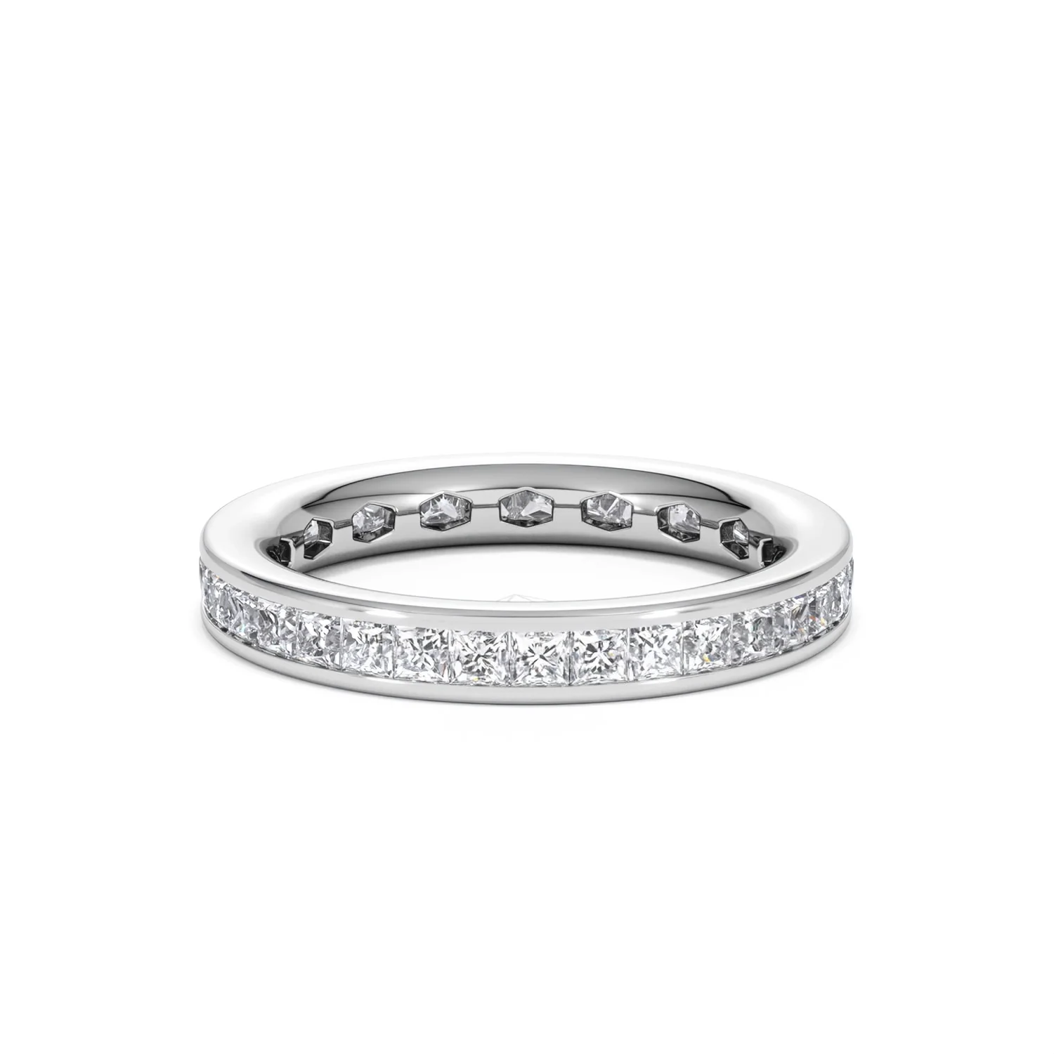 Eternity Ring Lauren 18K White Gold Diamond 1.50ct G/Vs - Image 70