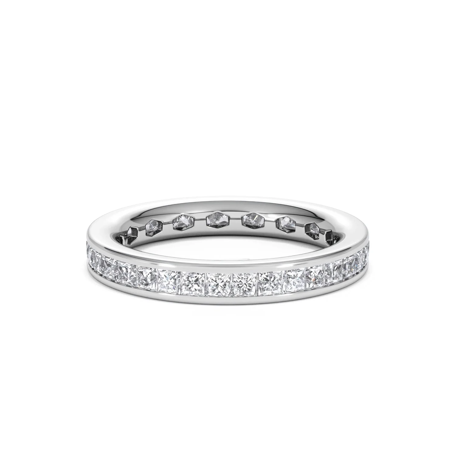 Eternity Ring Lauren 18K White Gold Diamond 1.50ct G/Vs - Image 80