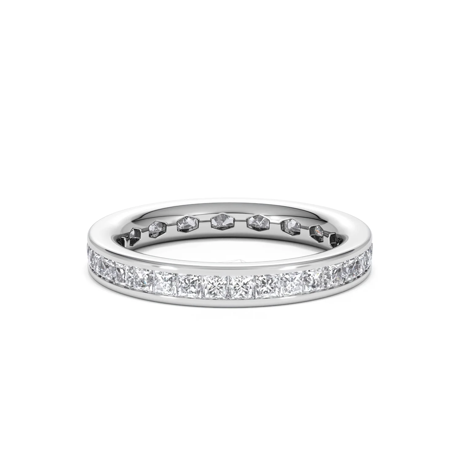 Eternity Ring Lauren 18K White Gold Diamond 1.50ct G/Vs - Image 84