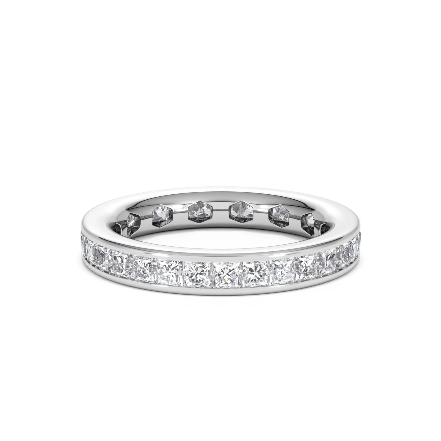 Eternity Ring Lauren 18K White Gold Diamond 2.00ct G/Vs - Image 24