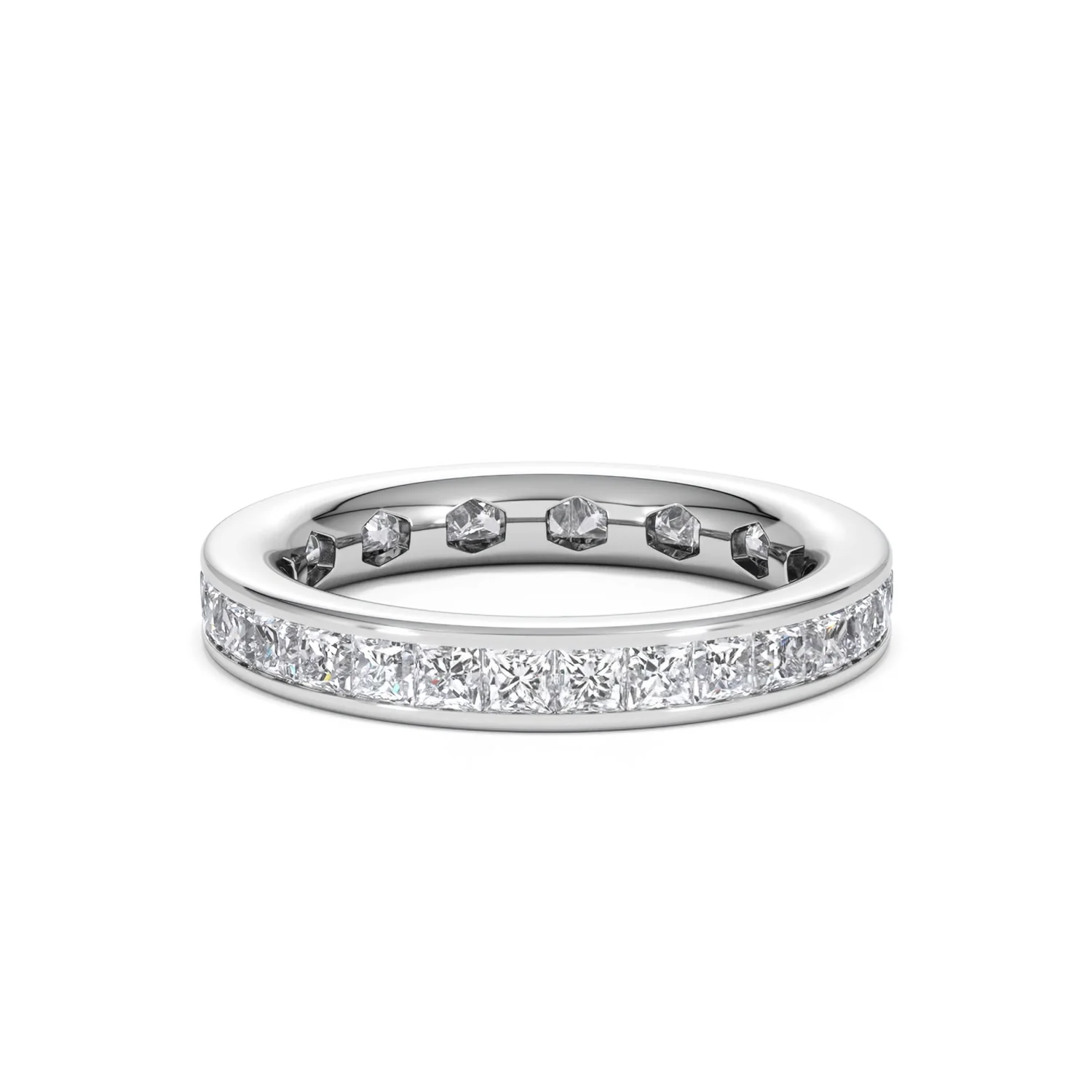 Eternity Ring Lauren 18K White Gold Diamond 2.00ct G/Vs - Image 25