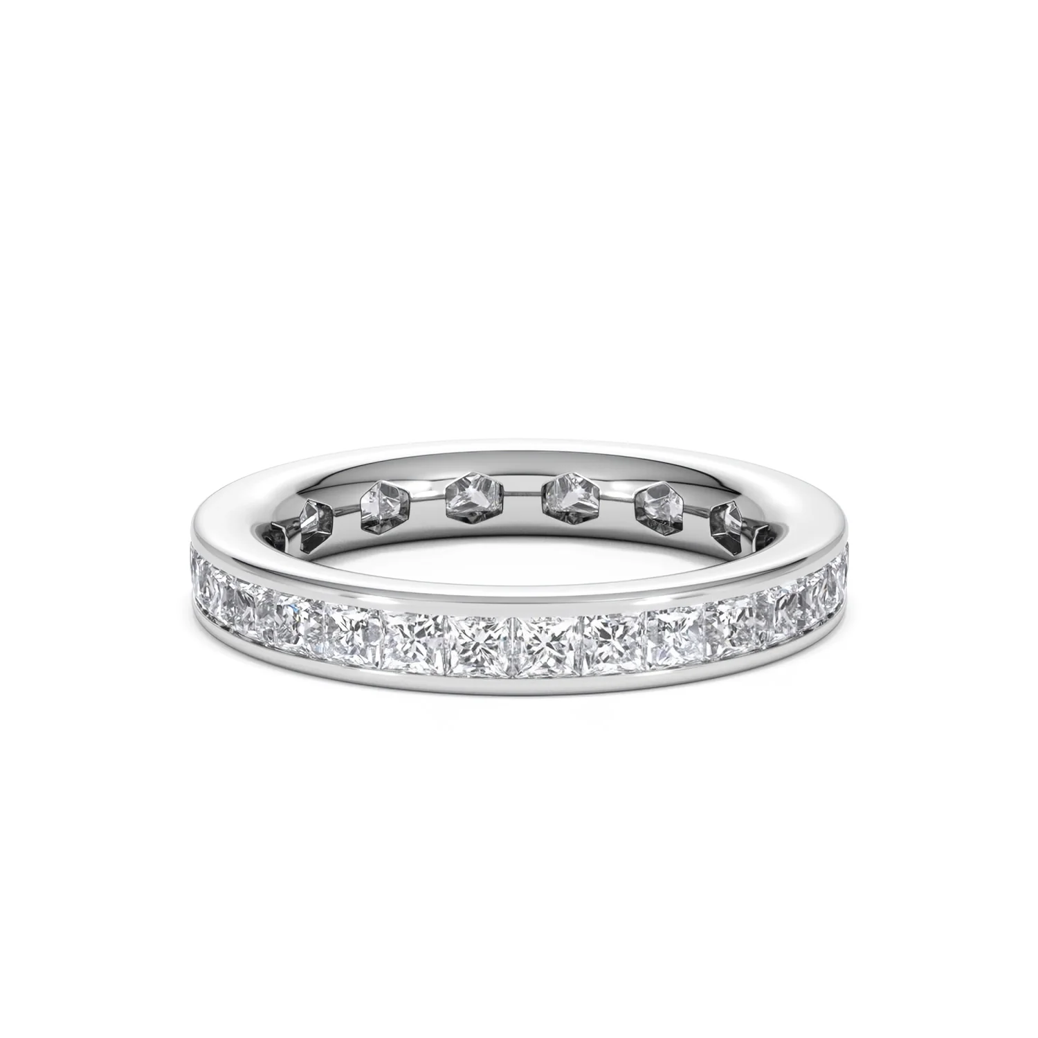 Eternity Ring Lauren 18K White Gold Diamond 2.00ct G/Vs - Image 45