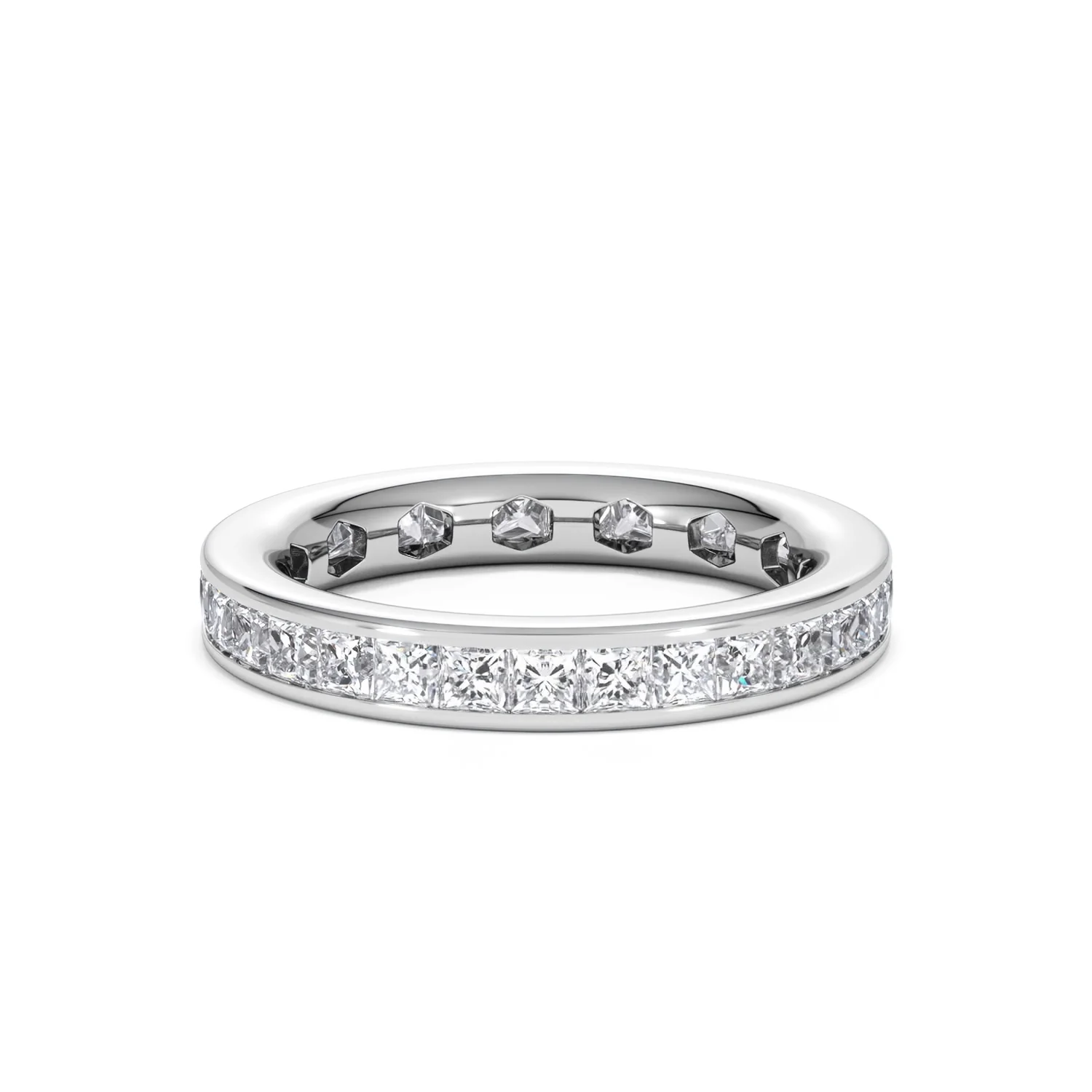 Eternity Ring Lauren 18K White Gold Diamond 2.00ct G/Vs - Image 49