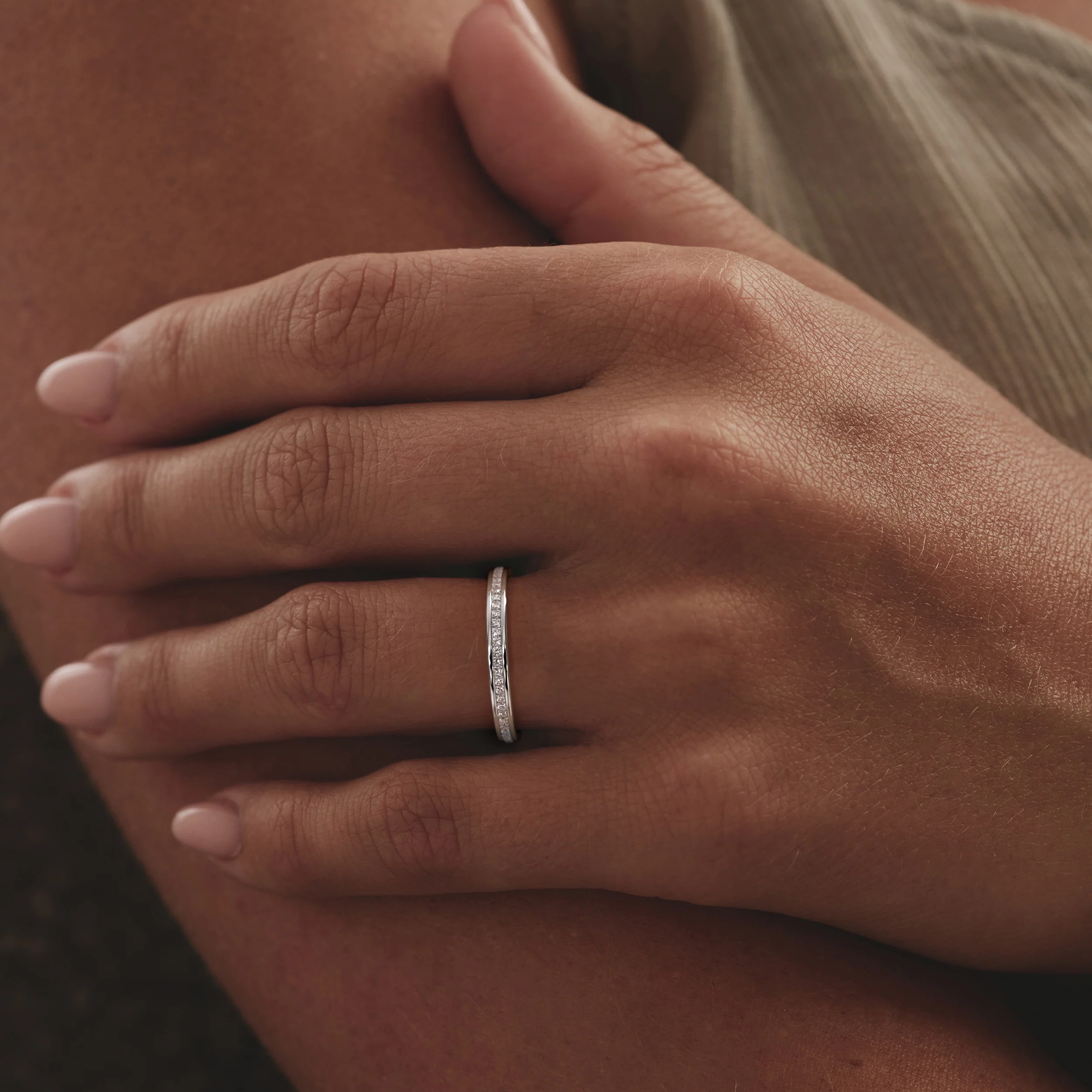 Eternity Ring Lauren Platinum Diamond 0.50ct H/Si - Image 4