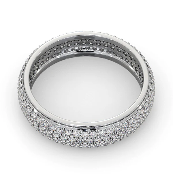 Eternity Ring Sara 18K White Gold Diamond 1.00ct H/Si - Image 4