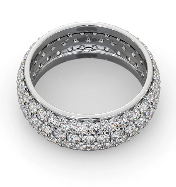 Eternity Ring Sara Platinum Diamond 3.00ct H/Si - Image 4